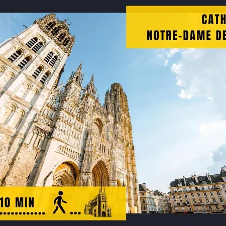 Charmant F2 Centre Ville De Pour 4 Personnes Rouen